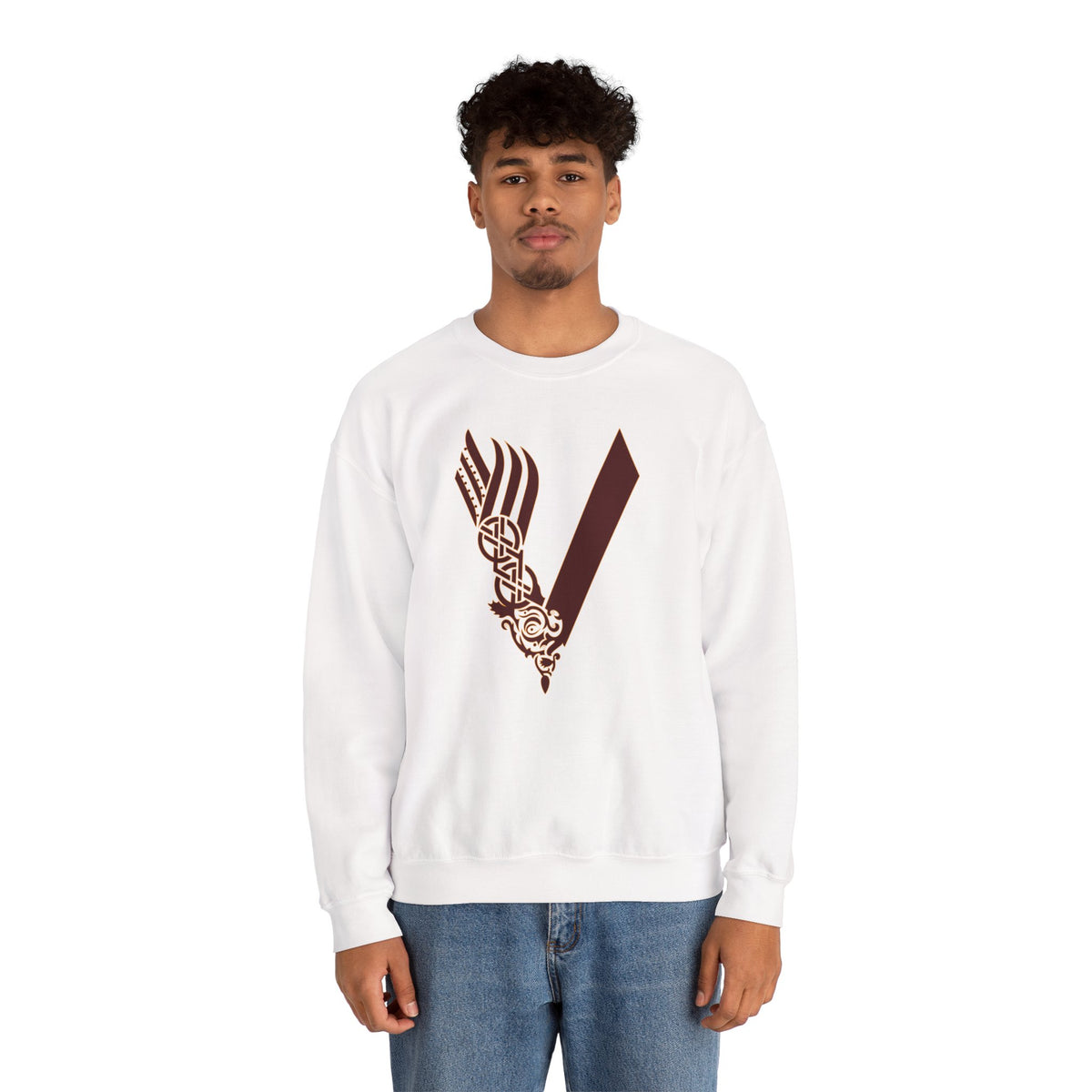 Valley Vikings Norse-Inspired Spirit Fleece Crewneck Sweatshirt