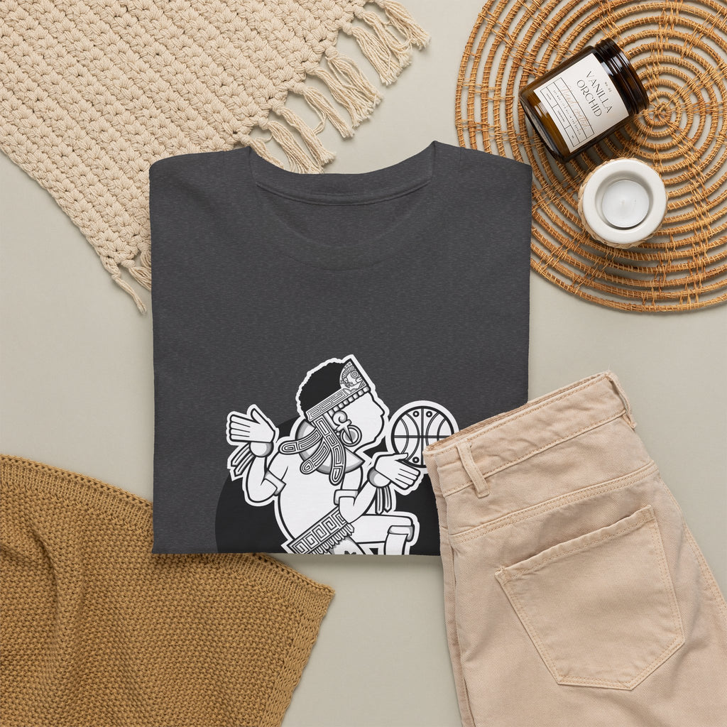 Aztec Hooper (Black & White) – Original Aztec Wear Basketball T-Shirt