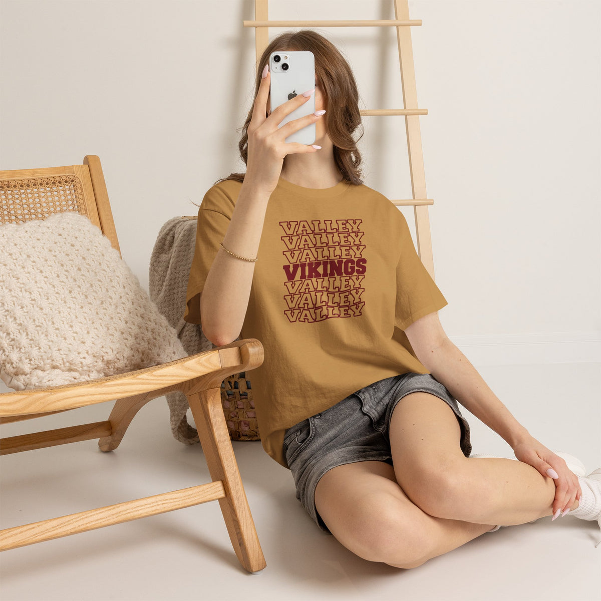 Valley Vikings Repeating Varsity Spirit T-Shirt