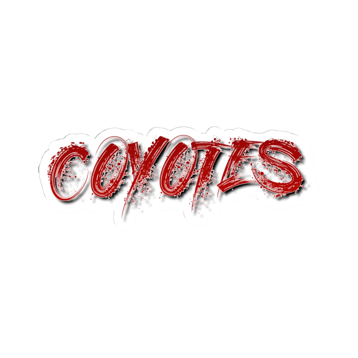 Roswell Coyotes Kiss-Cut Sticker