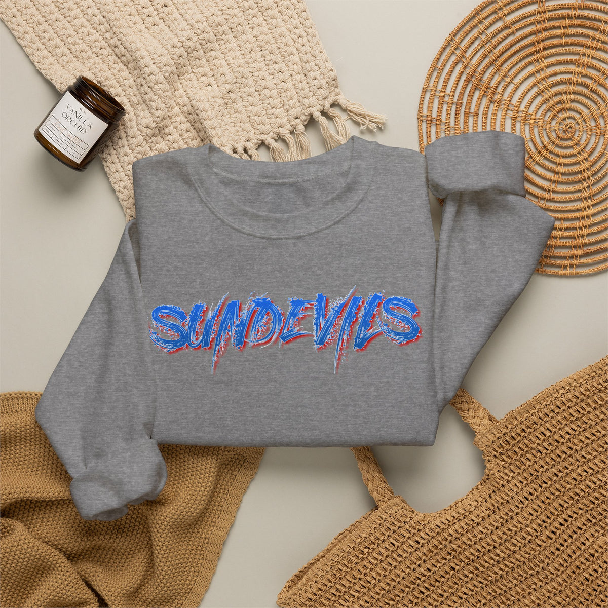 Sandia Prep Sundevils Unisex Heavy Blend™ Crewneck Sweatshirt