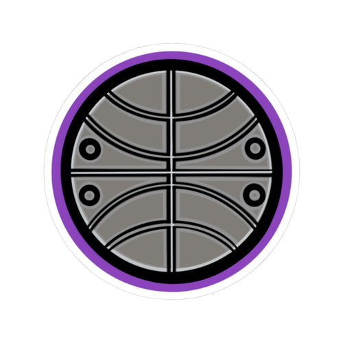Aztec Basketball (Purple) – Original Aztec Wear Vinyl Kiss-Cut Sticker