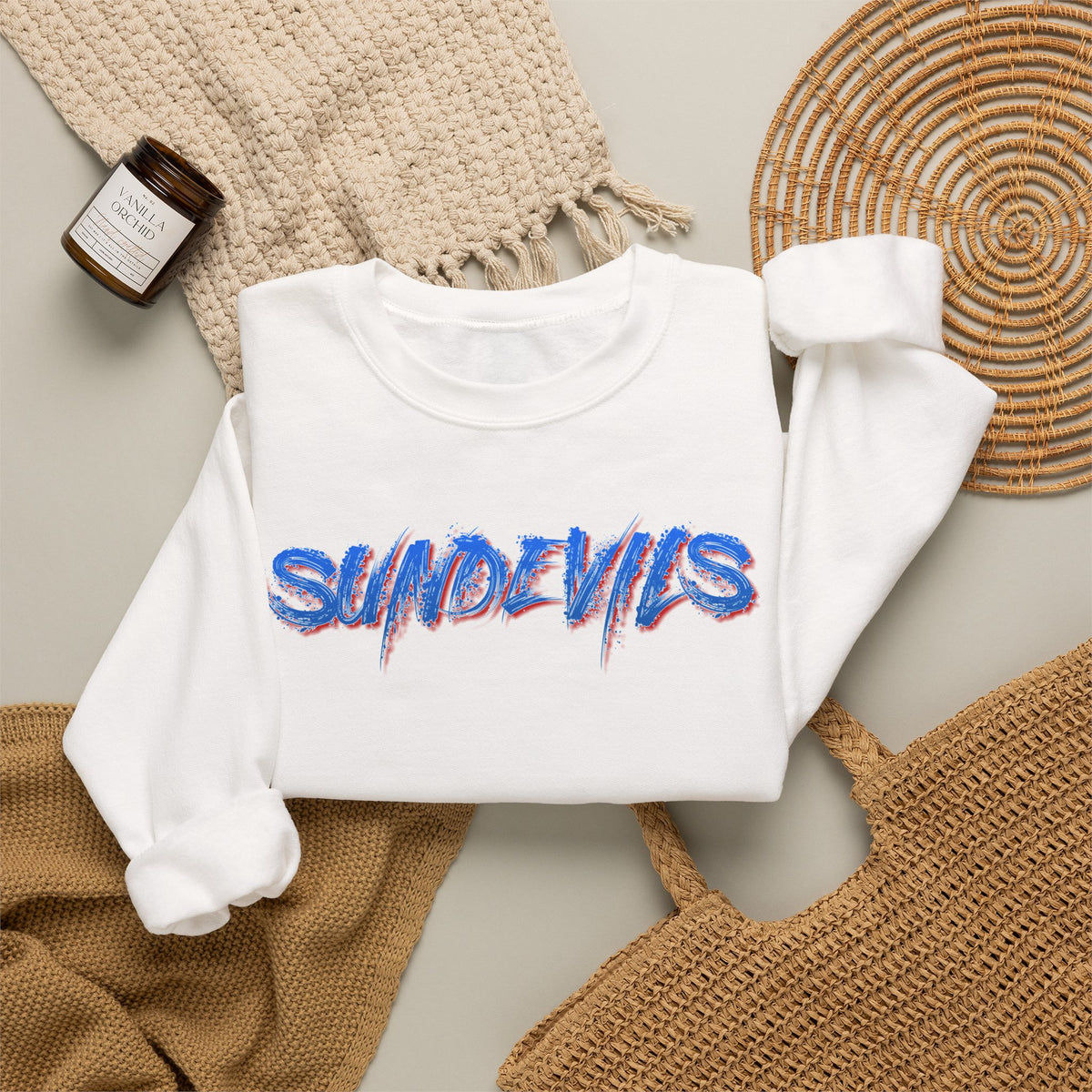 Sandia Prep Sundevils Unisex Heavy Blend™ Crewneck Sweatshirt