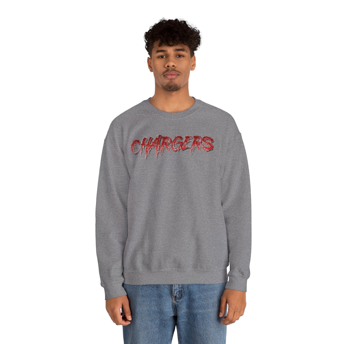 Albuquerque Academy Chargers Unisex Heavy Blend™ Crewneck Sweatshirt
