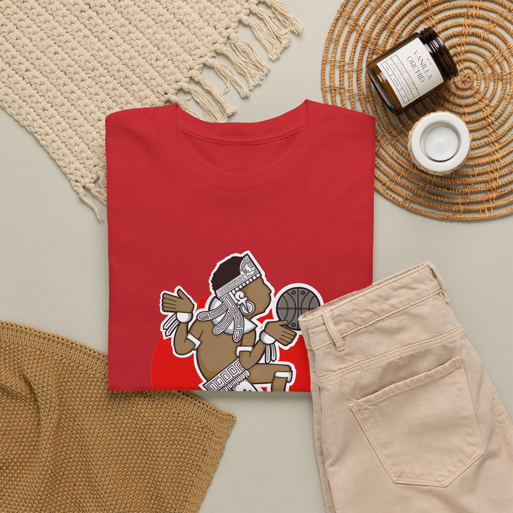 Aztec Hooper (Red) – Original Aztec Wear Basketball Spirit T-Shirt