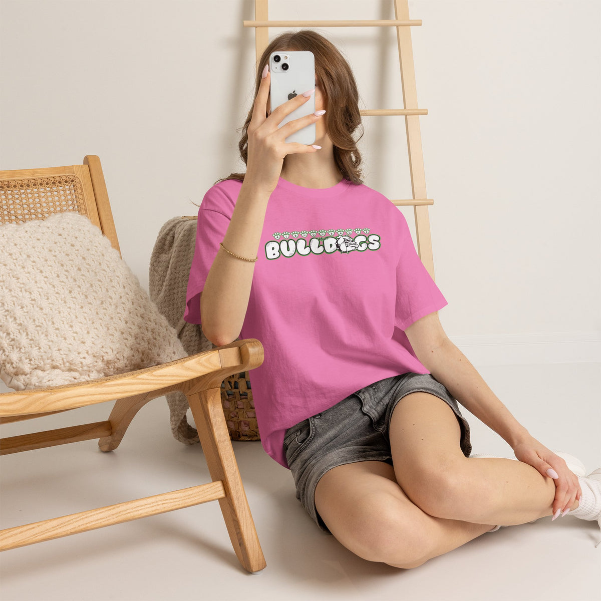 Albuquerque Bulldogs Retro Bubble Letter Spirit T-Shirt