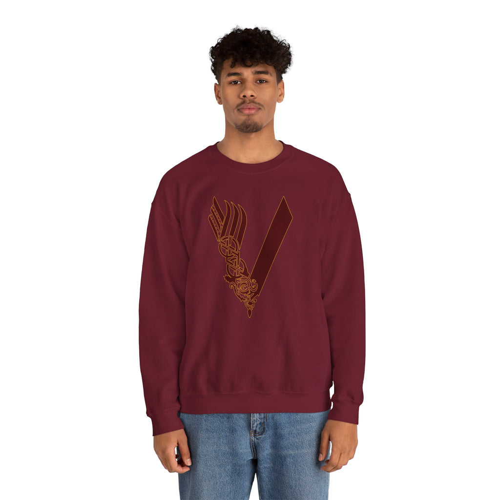 Valley Vikings Norse-Inspired Spirit Fleece Crewneck Sweatshirt