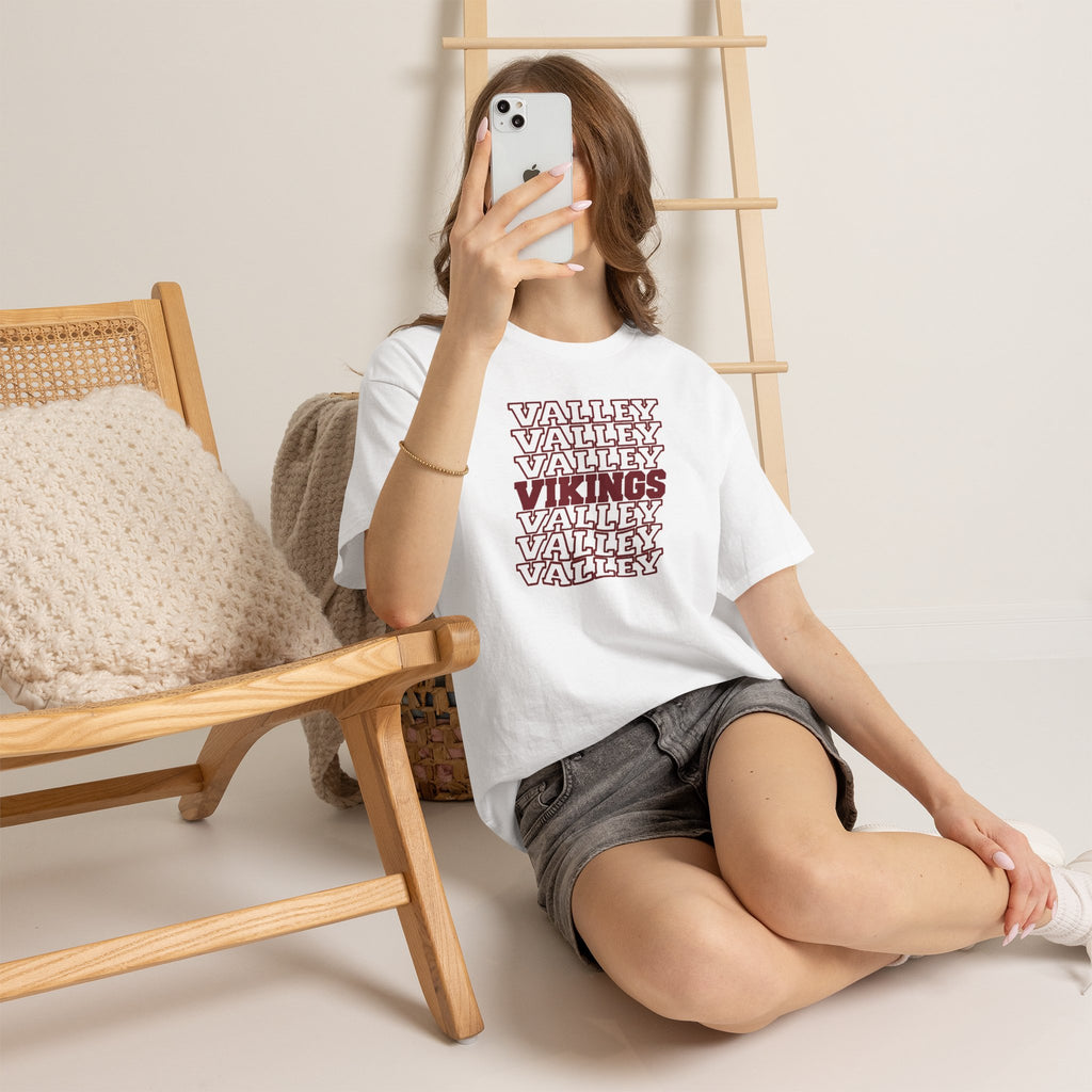 Valley Vikings Repeating Varsity Spirit T-Shirt