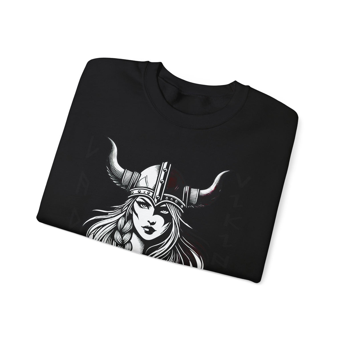 Valley Lady Vikings Basketball Norse Warrior Spirit Fleece Crewneck Sweatshirt