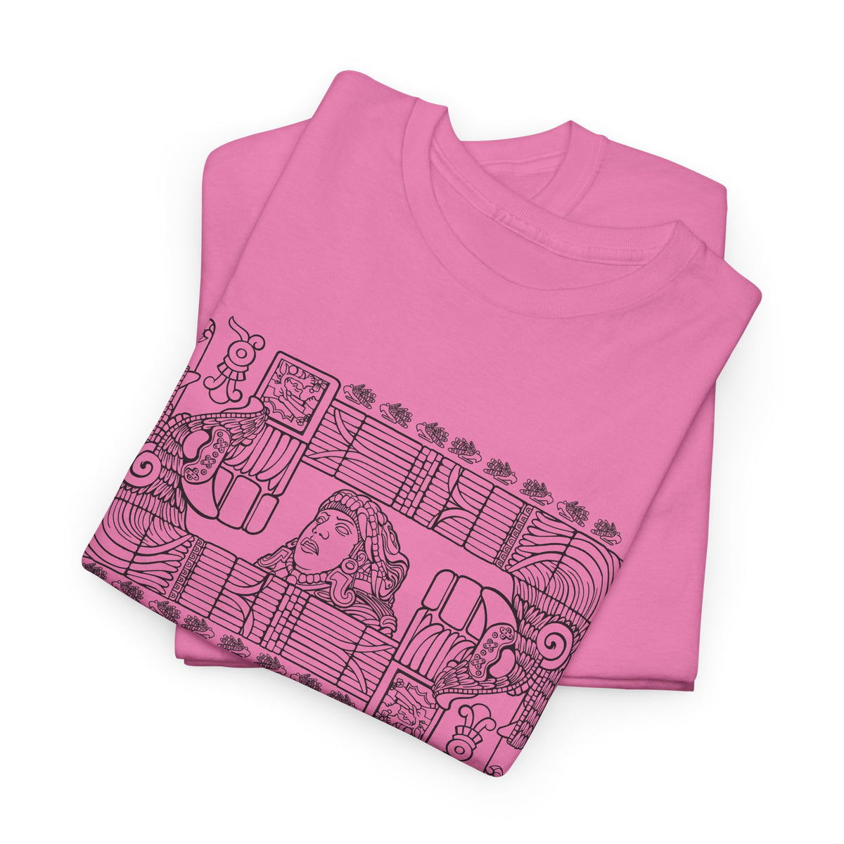 Aztec Wall (Black) – Original Hand-Drawn Aztec Wear T-Shirt