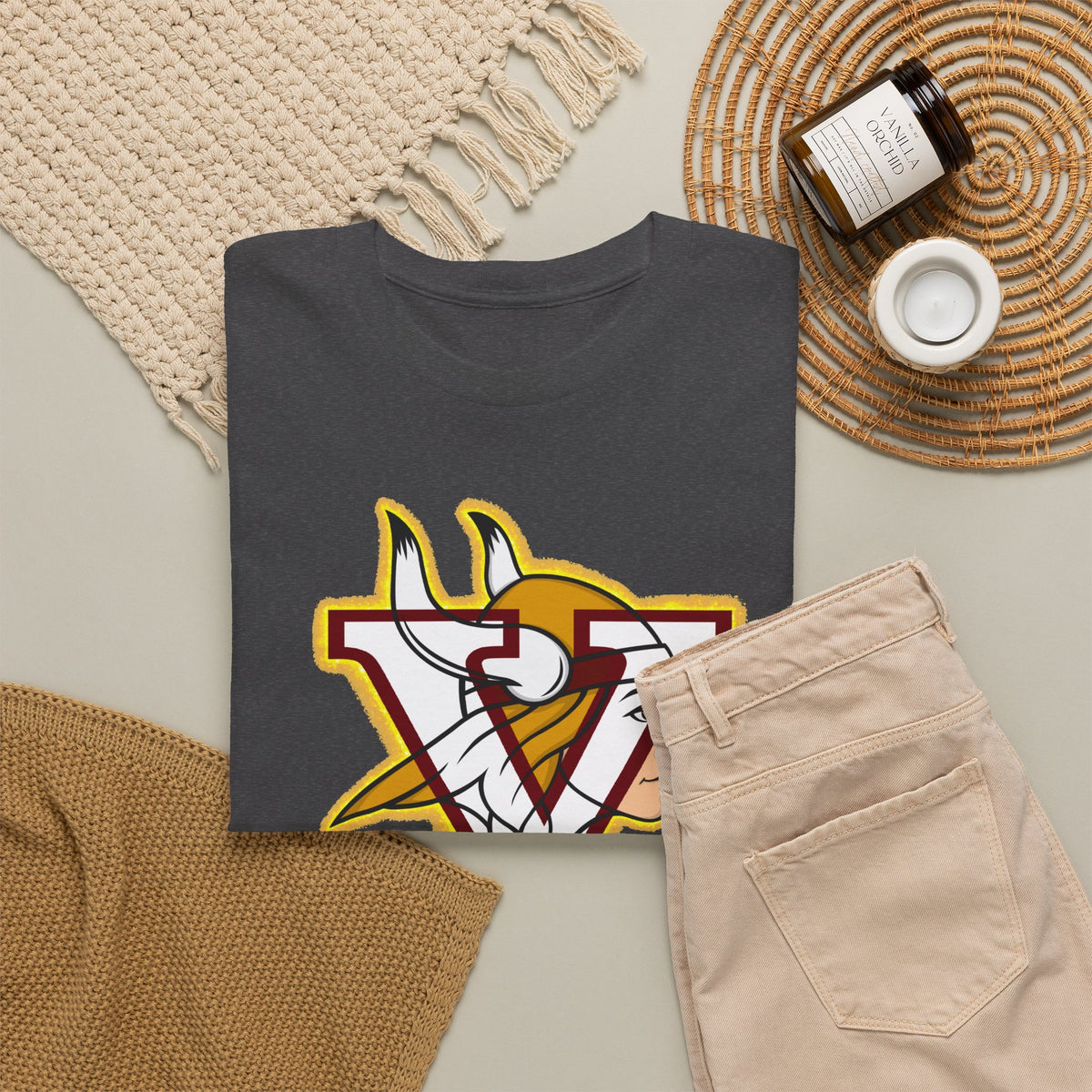Valley Lady Vikings Basketball Classic Logo Spirit T-Shirt