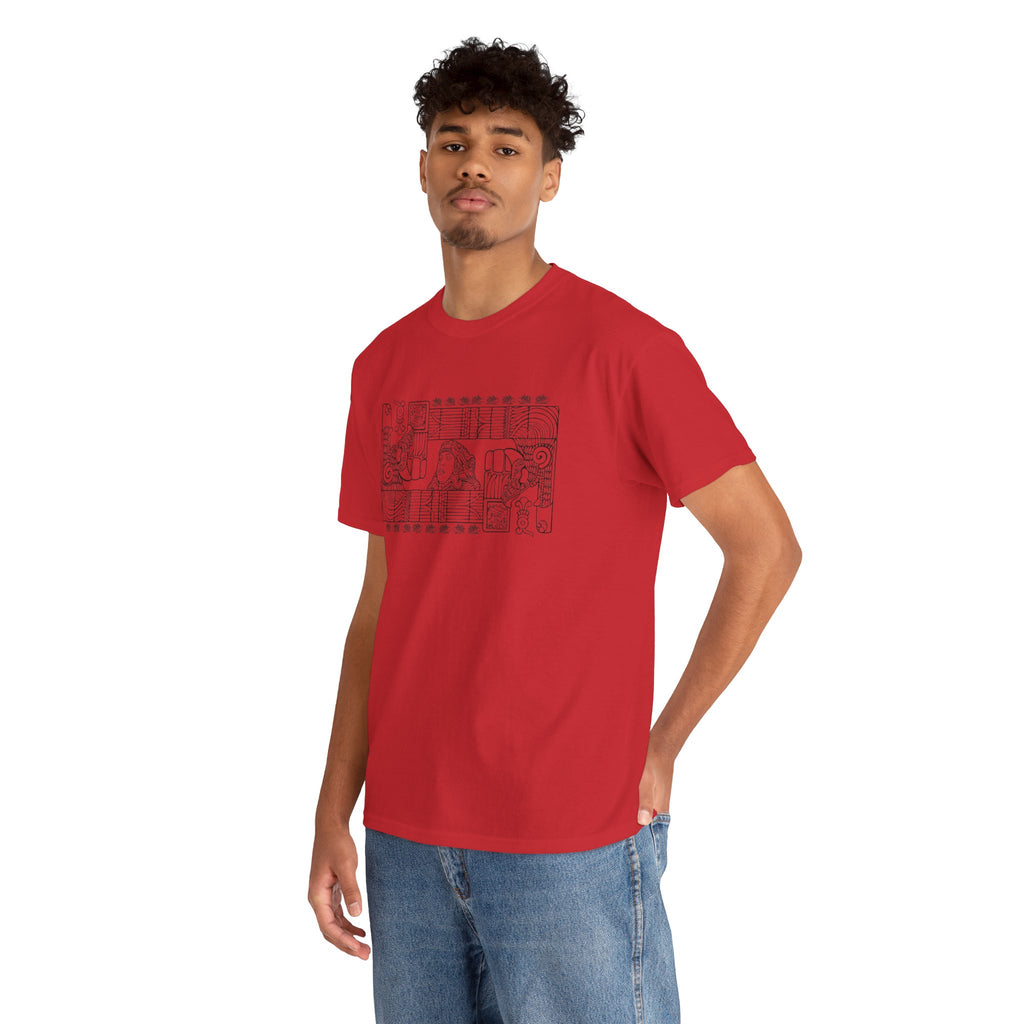 Aztec Wall (Black) – Original Hand-Drawn Aztec Wear T-Shirt