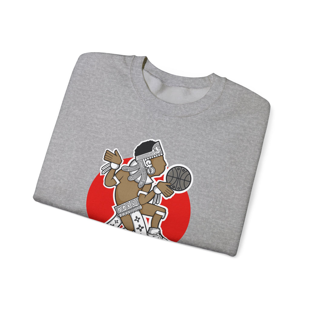 Aztec Hooper (Red) – Original Aztec Wear Basketball Fleece Crewneck Sweatshirt