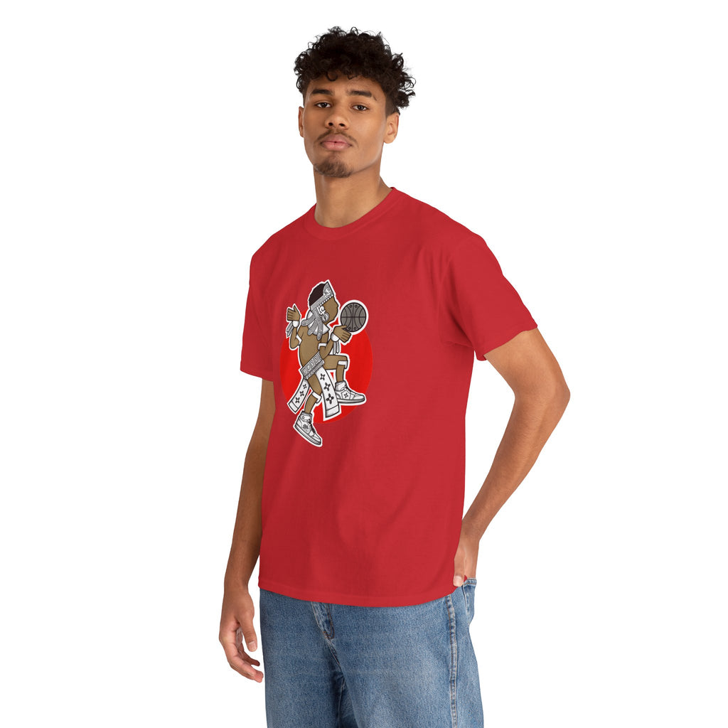 Aztec Hooper (Red) – Original Aztec Wear Basketball Spirit T-Shirt
