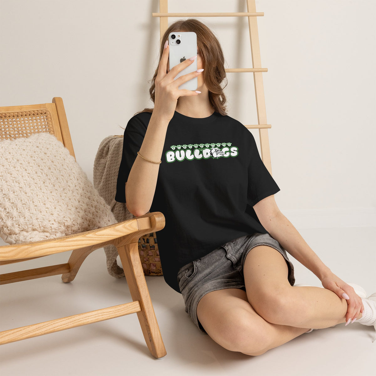 Albuquerque Bulldogs Retro Bubble Letter Spirit T-Shirt