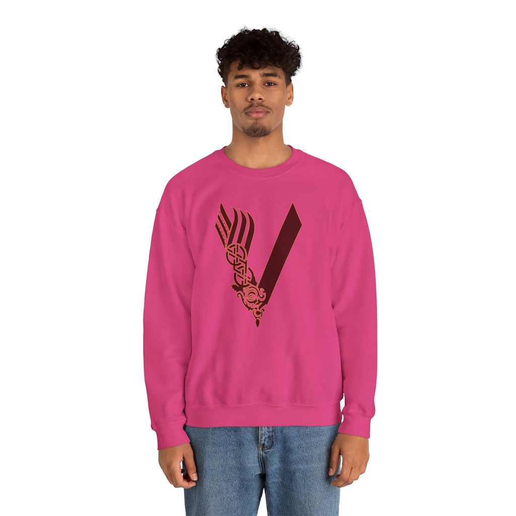 Valley Vikings Norse-Inspired Spirit Fleece Crewneck Sweatshirt