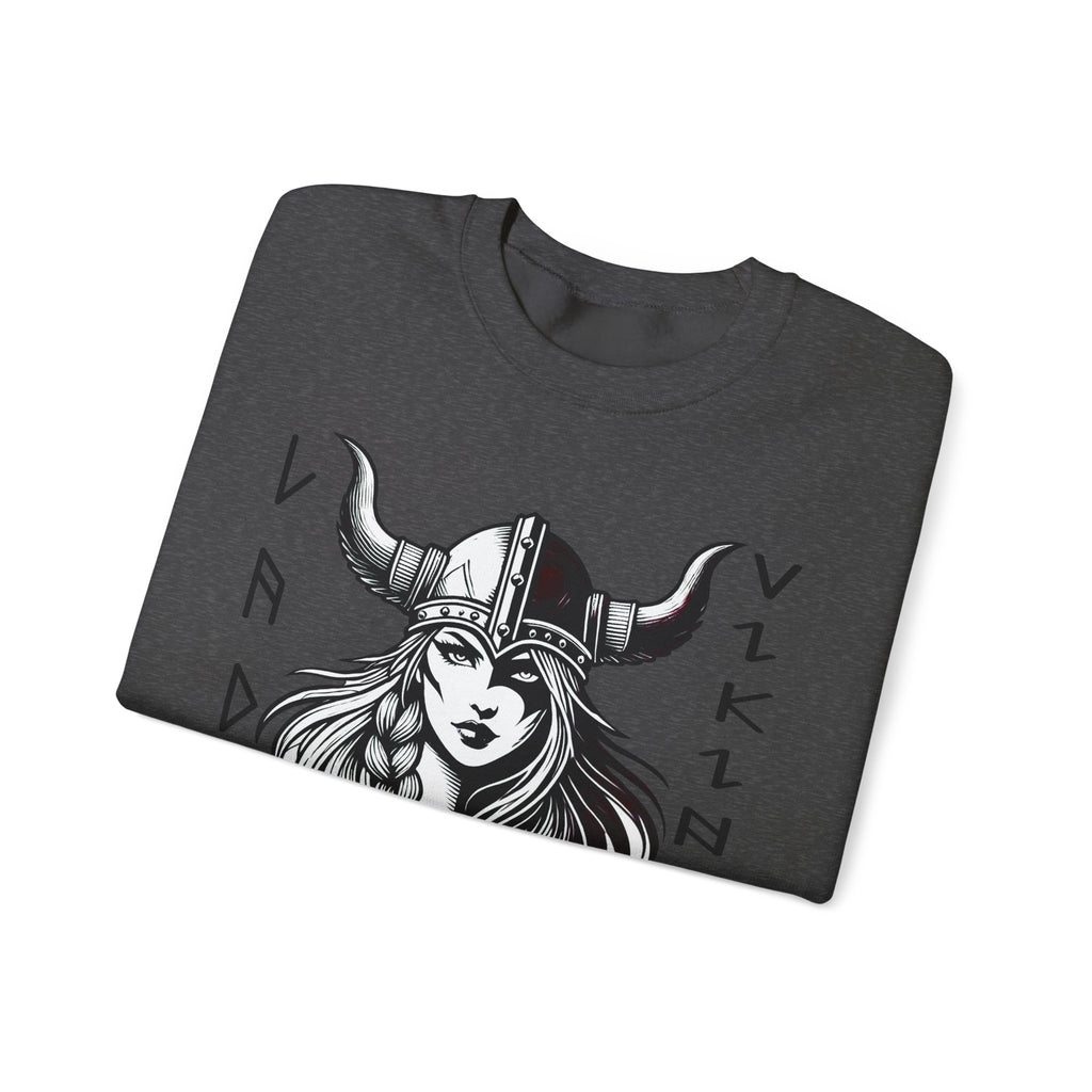 Valley Lady Vikings Basketball Norse Warrior Spirit Fleece Crewneck Sweatshirt