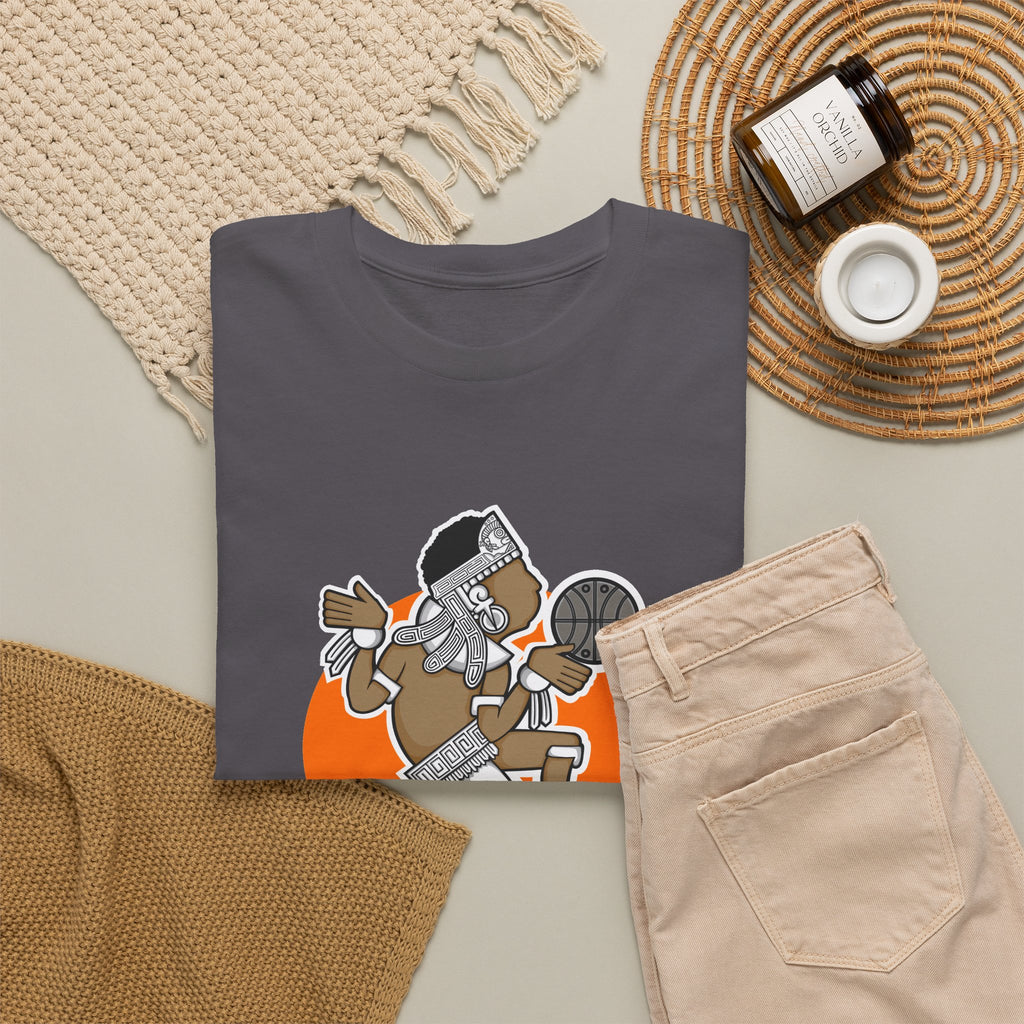 Aztec Hooper (Orange) – Original Aztec Wear Basketball T-Shirt