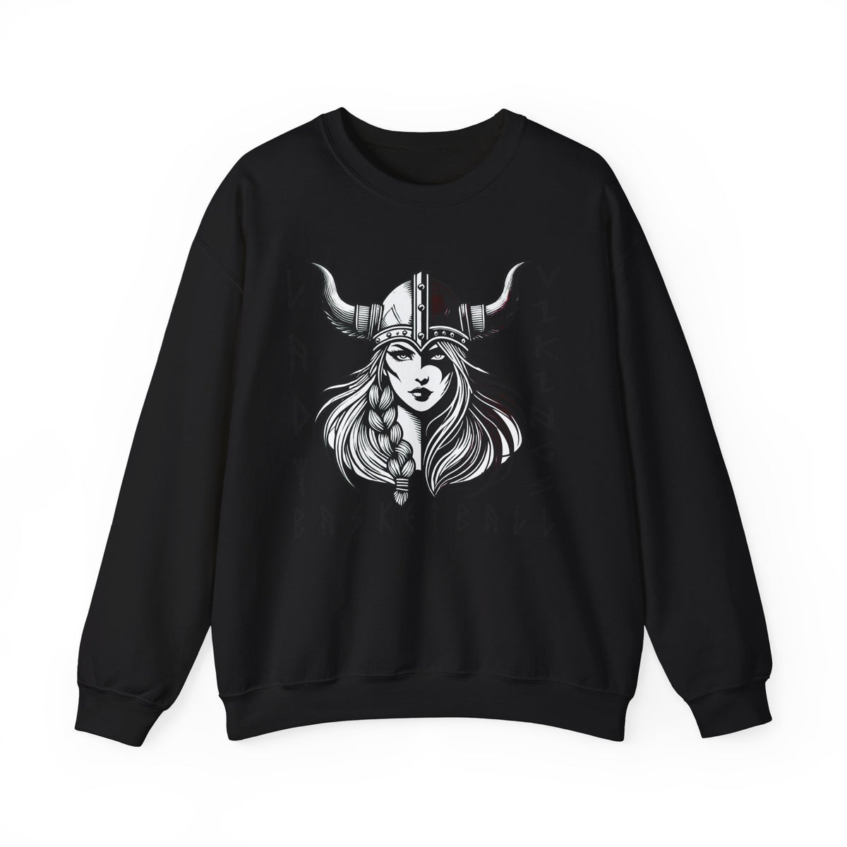 Valley Lady Vikings Basketball Norse Warrior Spirit Fleece Crewneck Sweatshirt