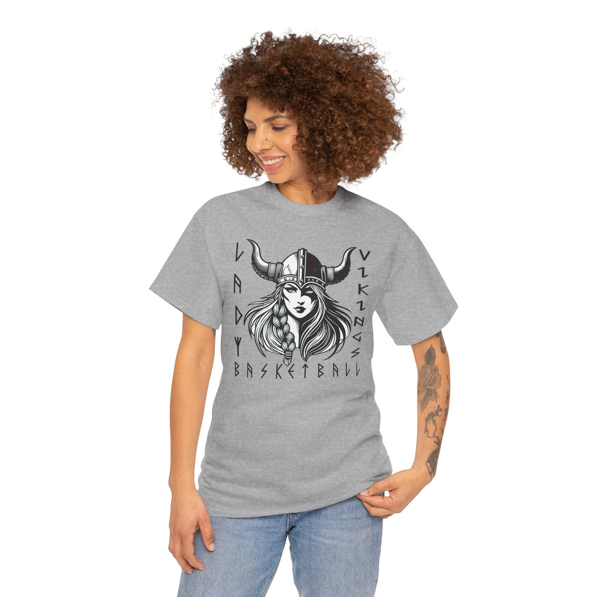 Valley Lady Vikings Basketball Norse Warrior Spirit T-Shirt
