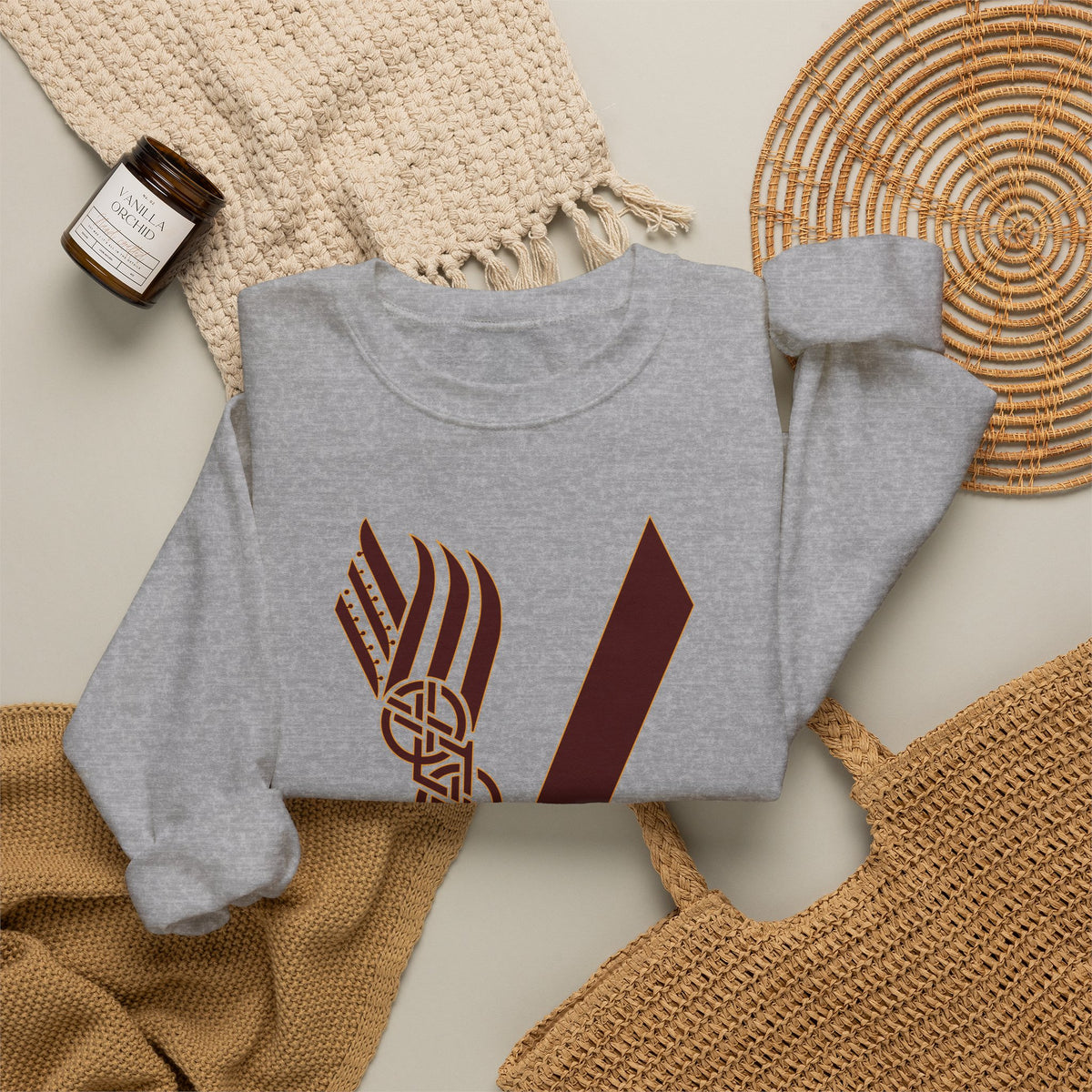 Valley Vikings Norse-Inspired Spirit Fleece Crewneck Sweatshirt