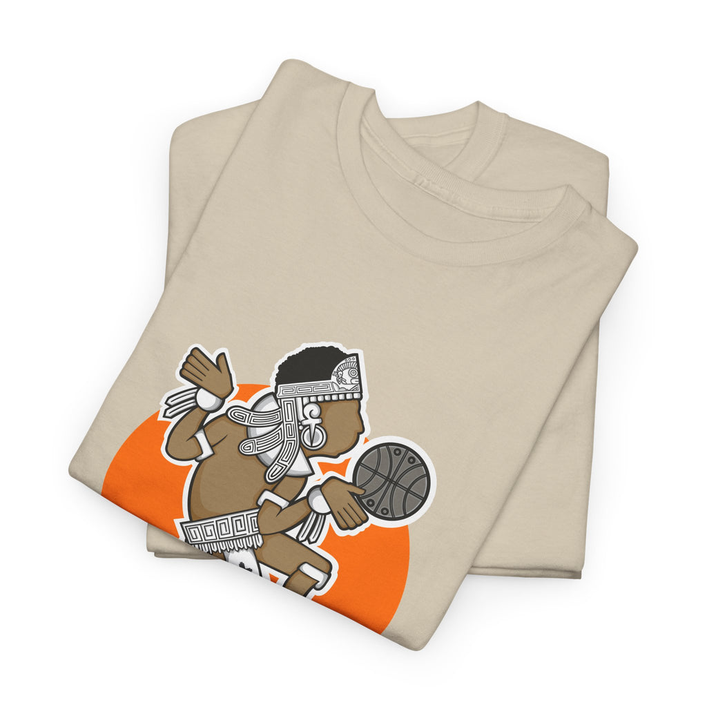 Aztec Hooper (Orange) – Original Aztec Wear Basketball T-Shirt