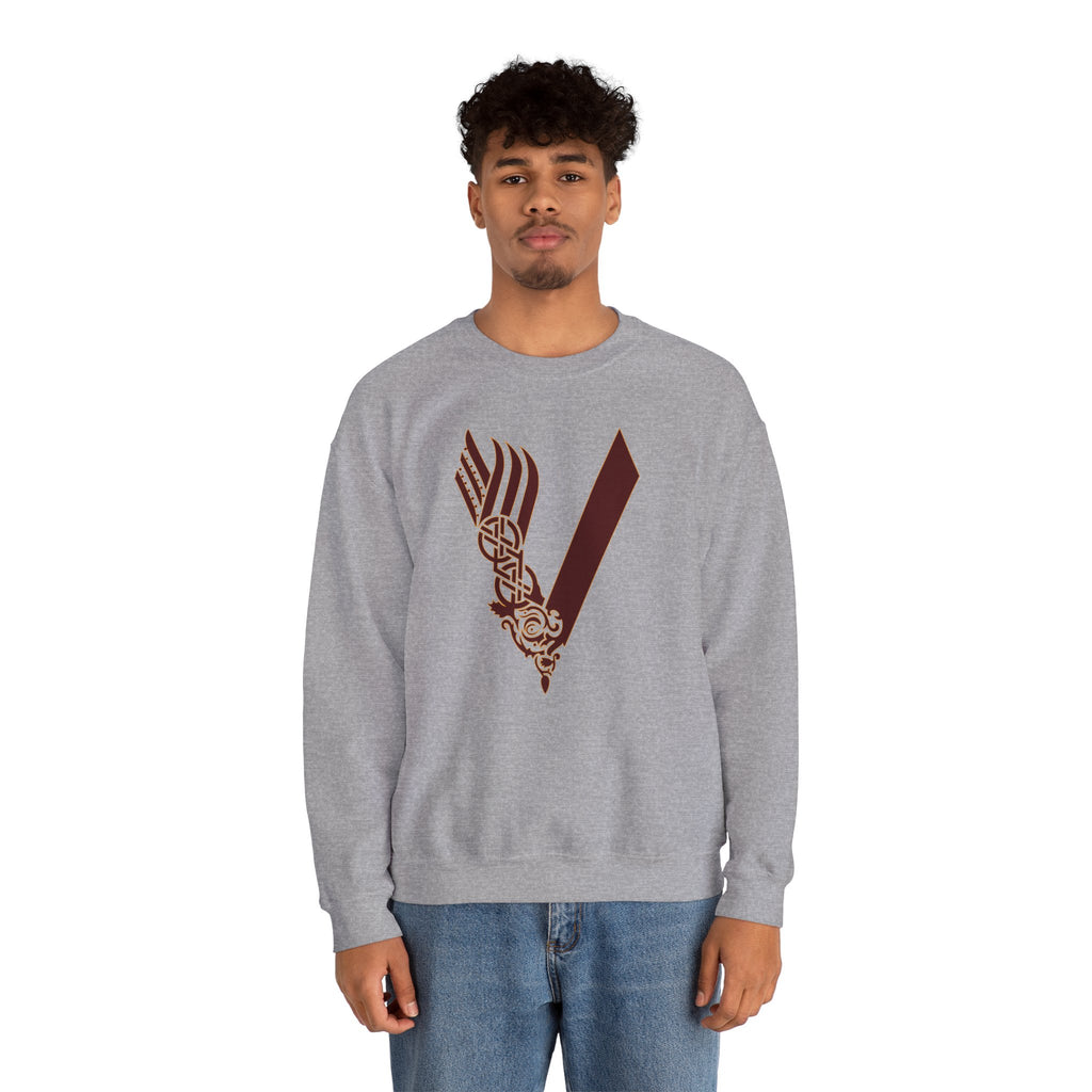 Valley Vikings Norse-Inspired Spirit Fleece Crewneck Sweatshirt