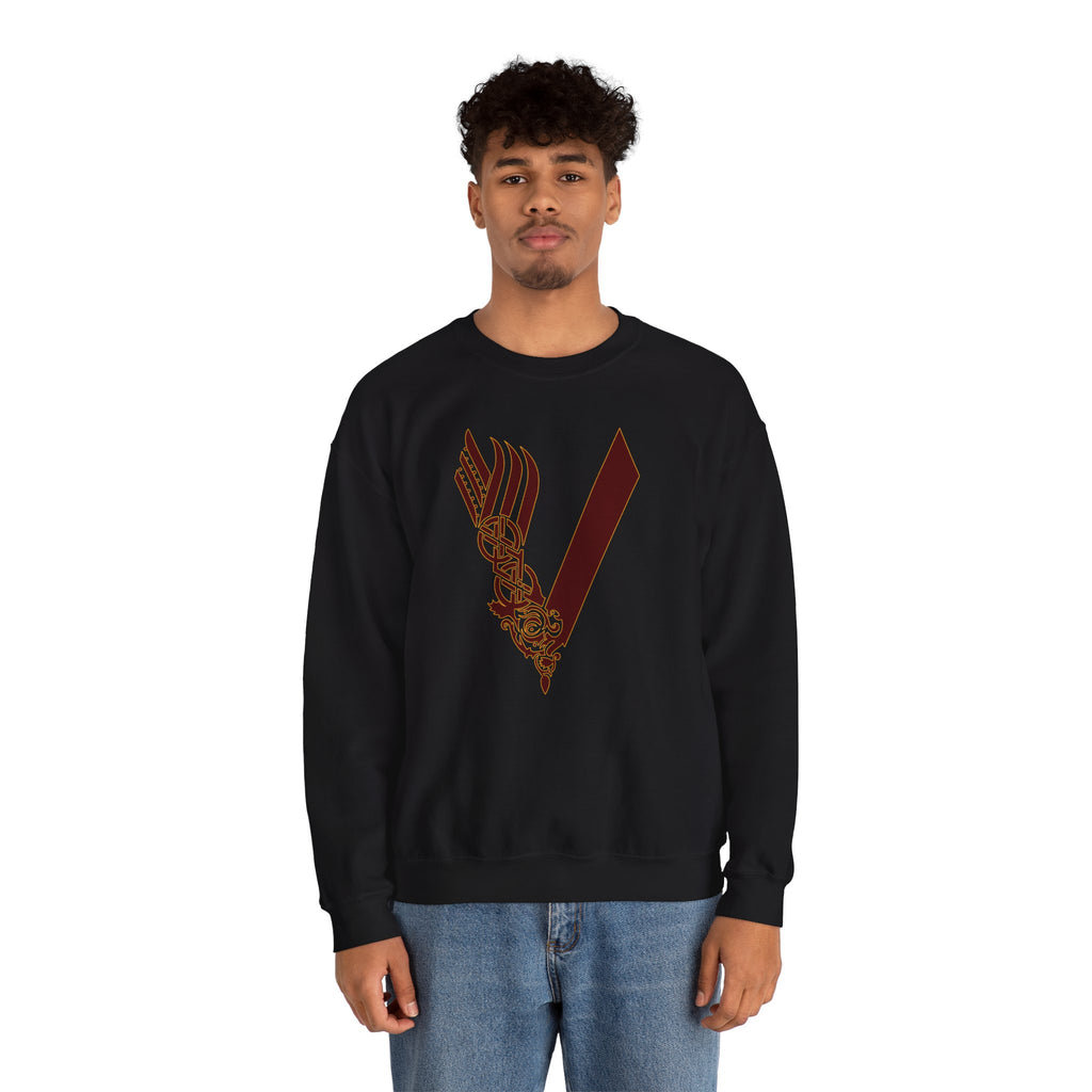 Valley Vikings Norse-Inspired Spirit Fleece Crewneck Sweatshirt