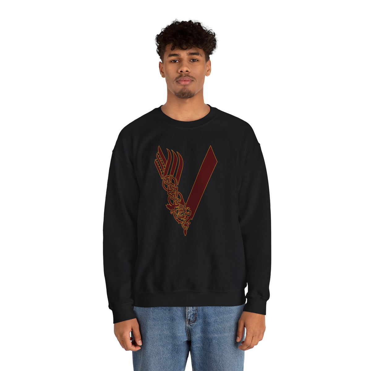 Valley Vikings Norse-Inspired Spirit Fleece Crewneck Sweatshirt