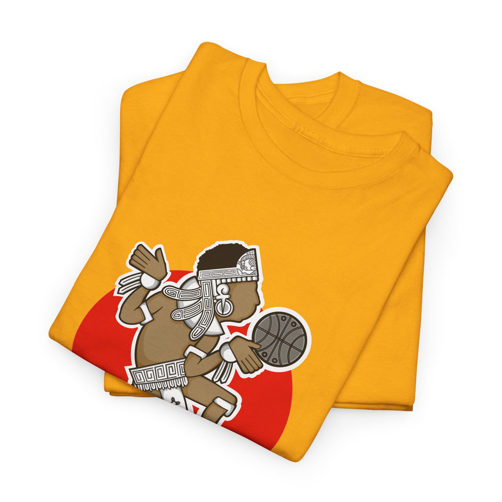 Aztec Hooper (Red) – Original Aztec Wear Basketball Spirit T-Shirt