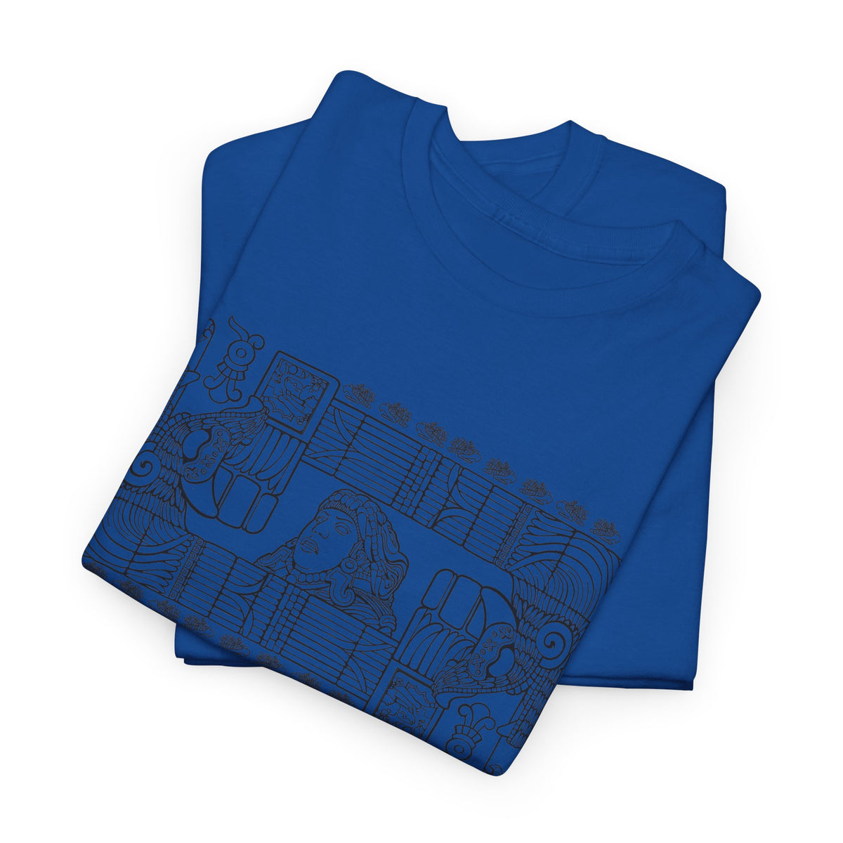 Aztec Wall (Black) – Original Hand-Drawn Aztec Wear T-Shirt