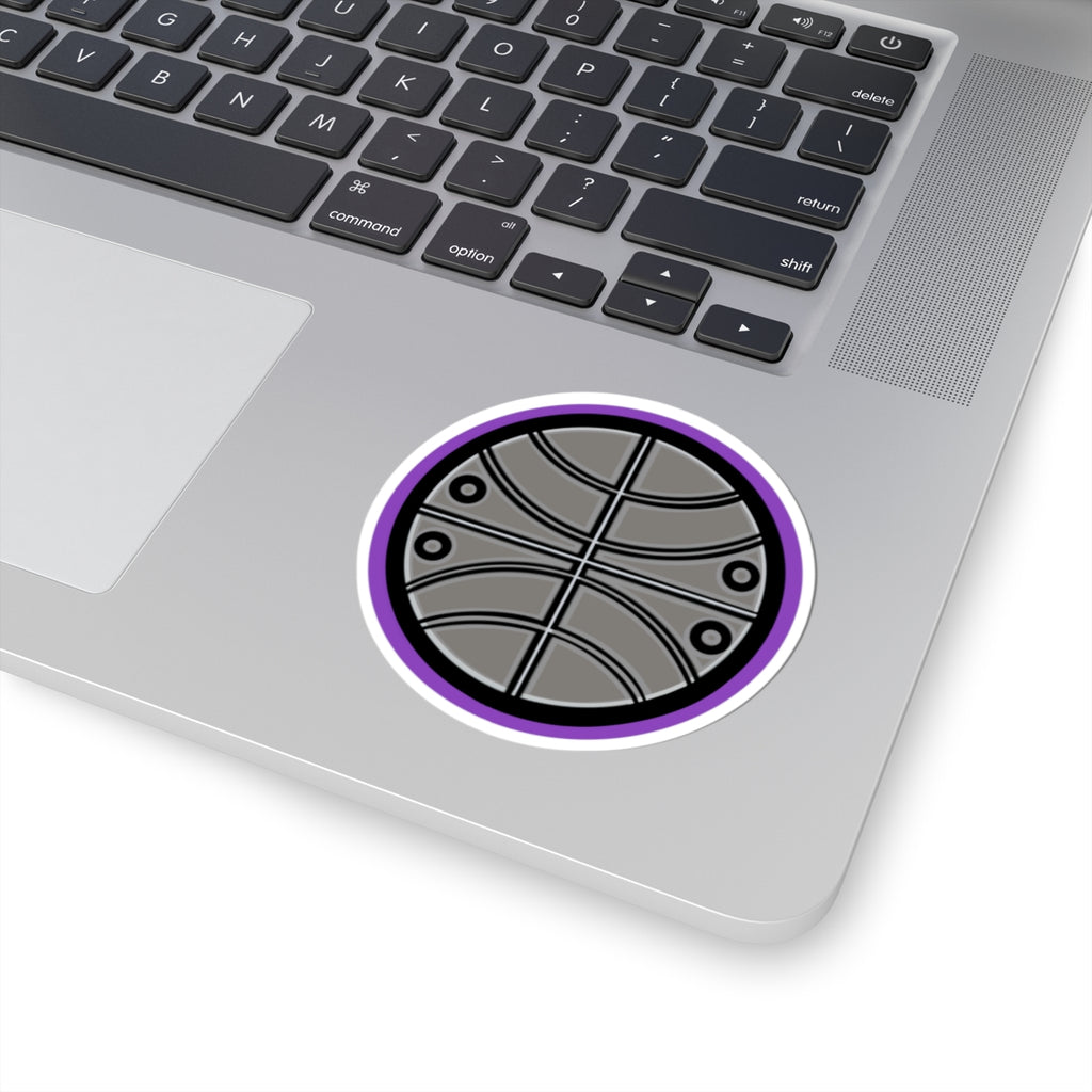 Aztec Basketball (Purple) – Original Aztec Wear Vinyl Kiss-Cut Sticker