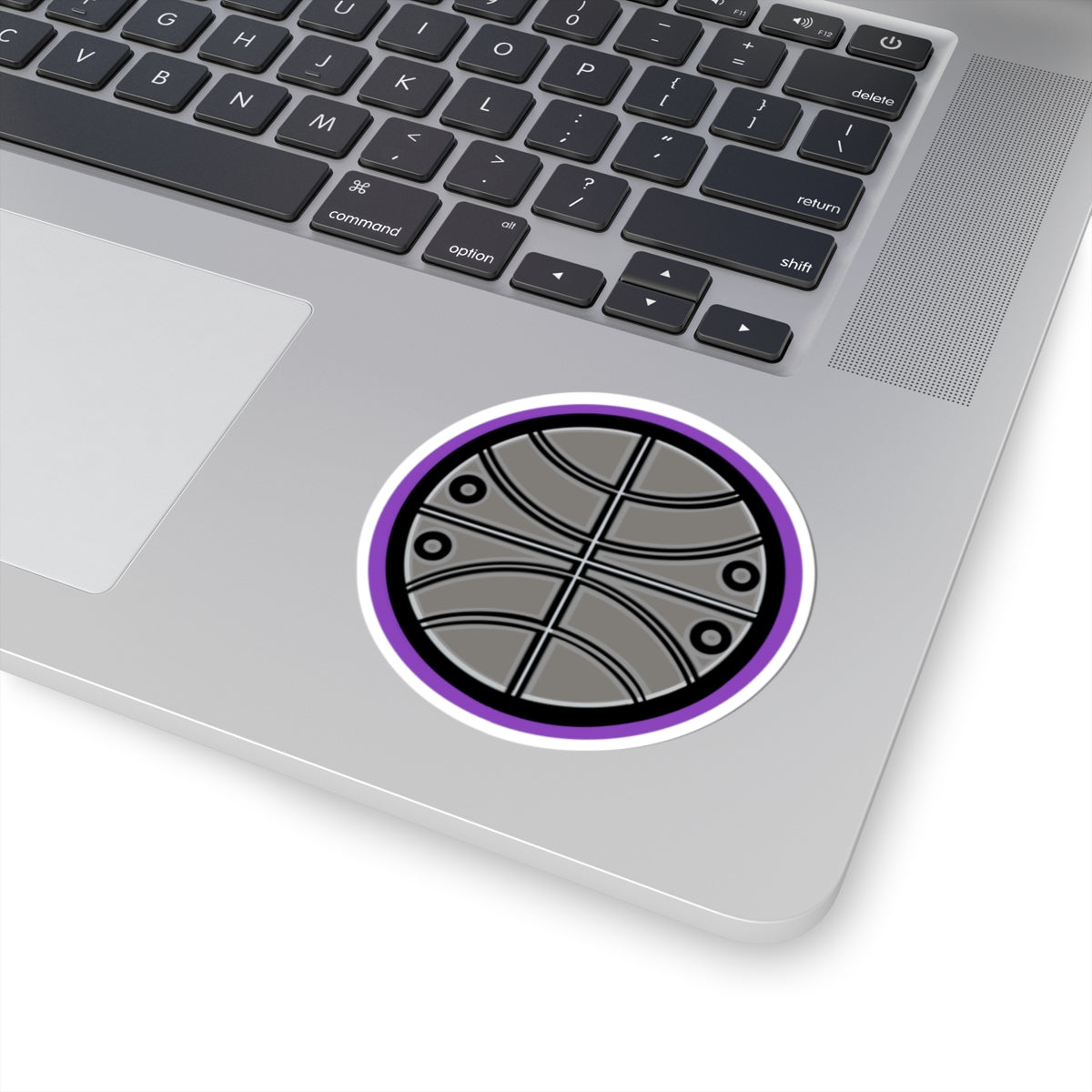 Aztec Basketball (Purple) – Original Aztec Wear Vinyl Kiss-Cut Sticker