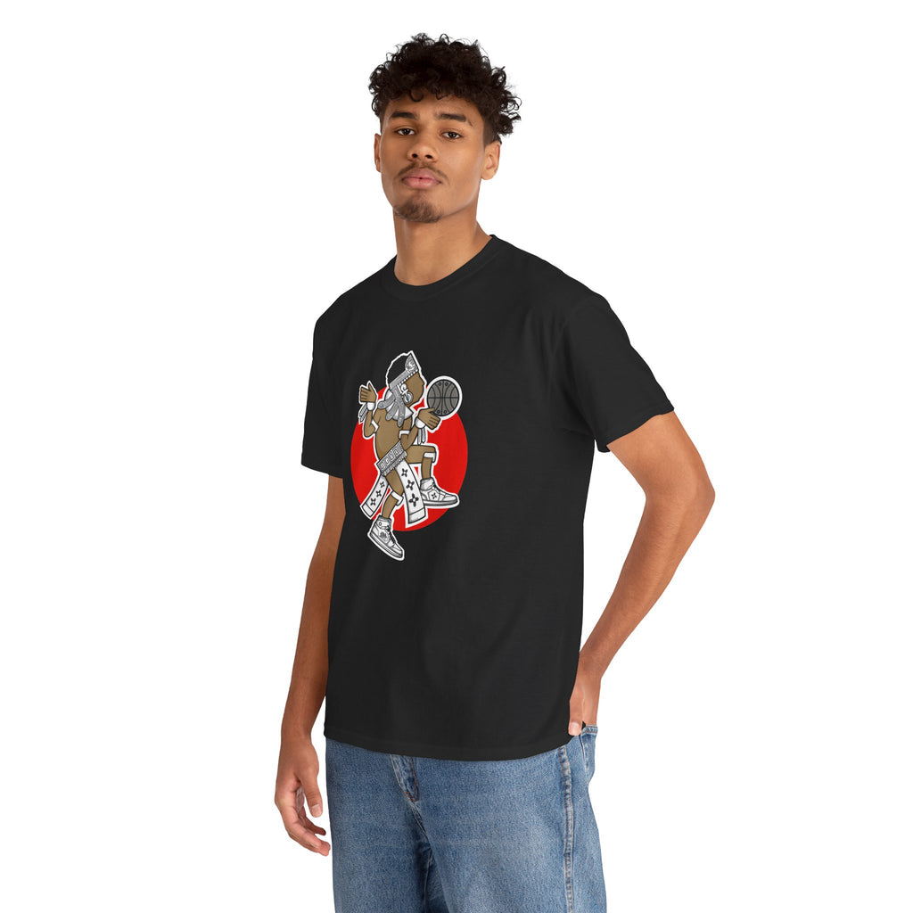 Aztec Hooper (Red) – Original Aztec Wear Basketball Spirit T-Shirt