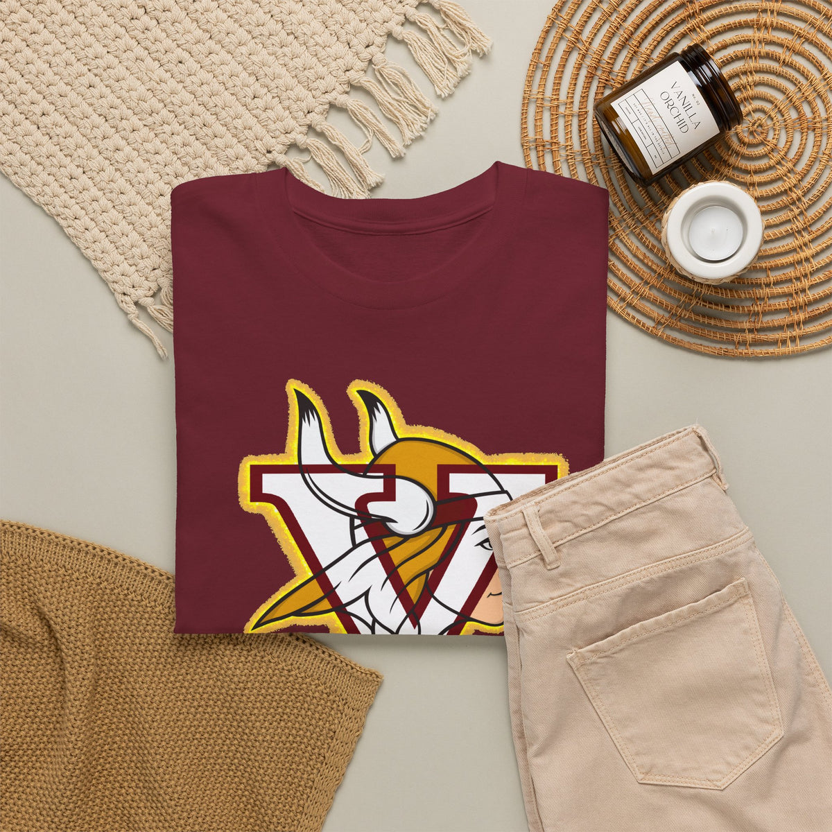 Valley Lady Vikings Basketball Classic Logo Spirit T-Shirt