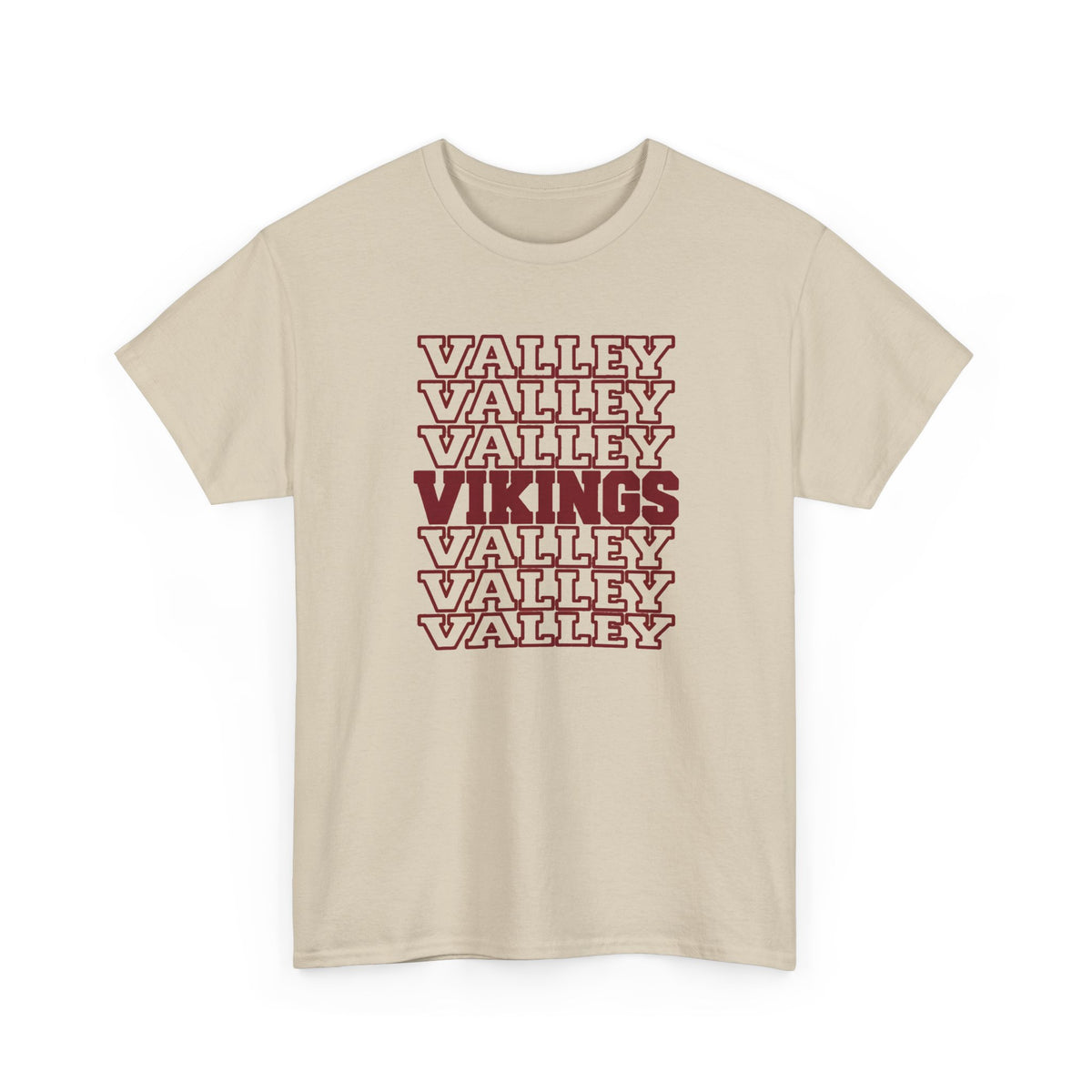 Valley Vikings Repeating Varsity Spirit T-Shirt