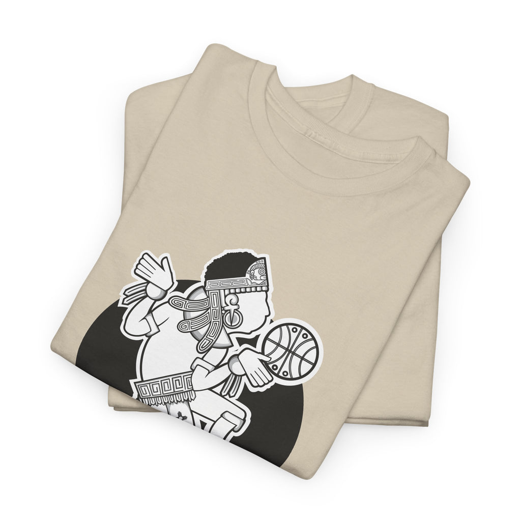 Aztec Hooper (Black & White) – Original Aztec Wear Basketball T-Shirt