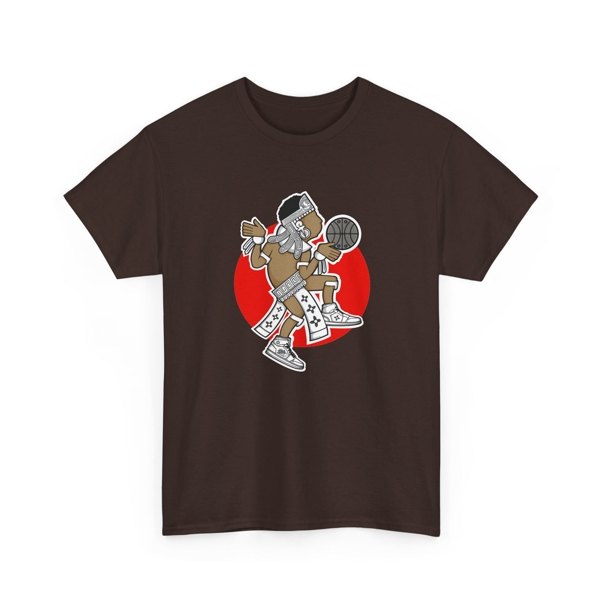 Aztec Hooper (Red) – Original Aztec Wear Basketball Spirit T-Shirt