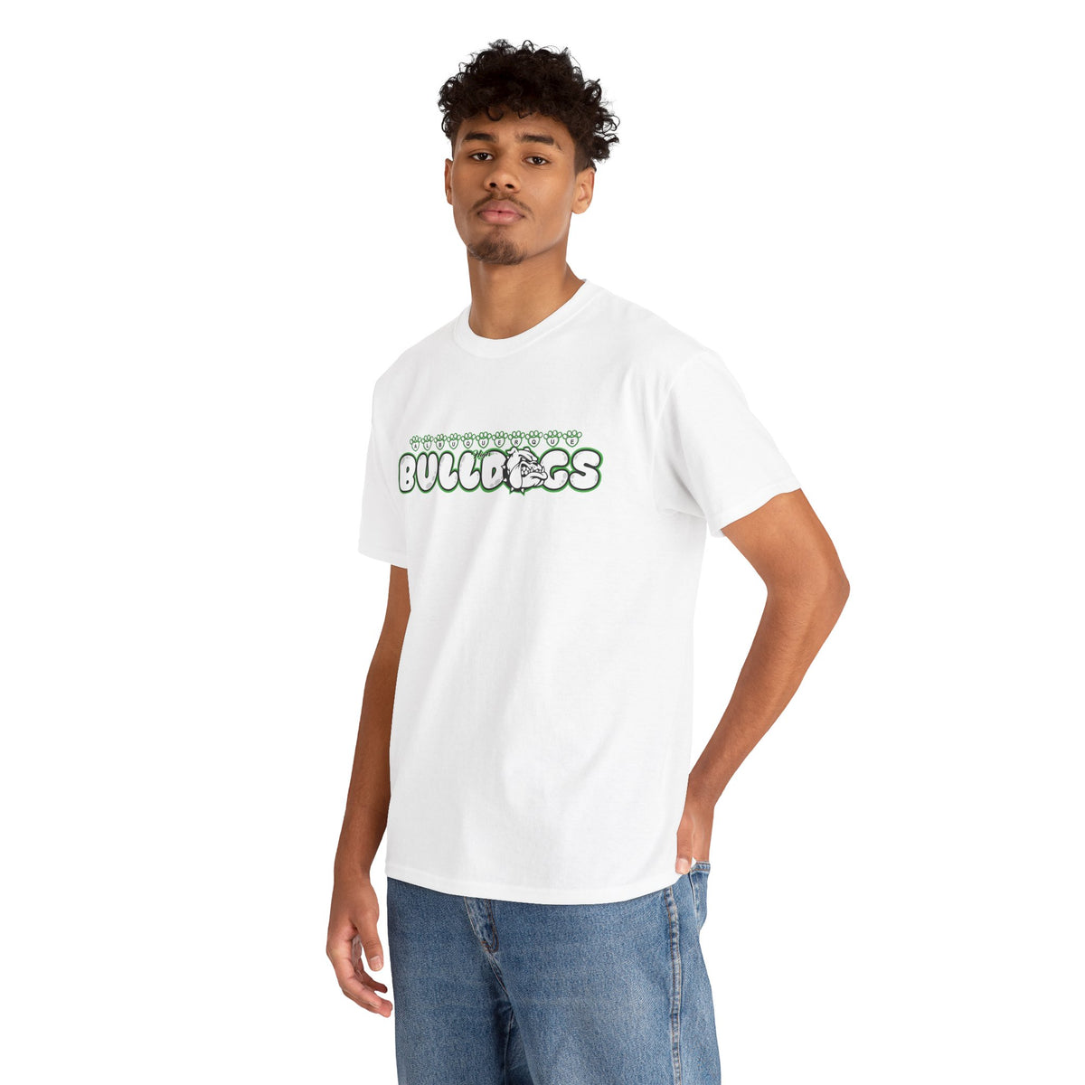 Albuquerque Bulldogs Retro Bubble Letter Spirit T-Shirt