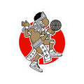 Aztec Hooper (Red) – Original Aztec Wear Vinyl Kiss-Cut Sticker