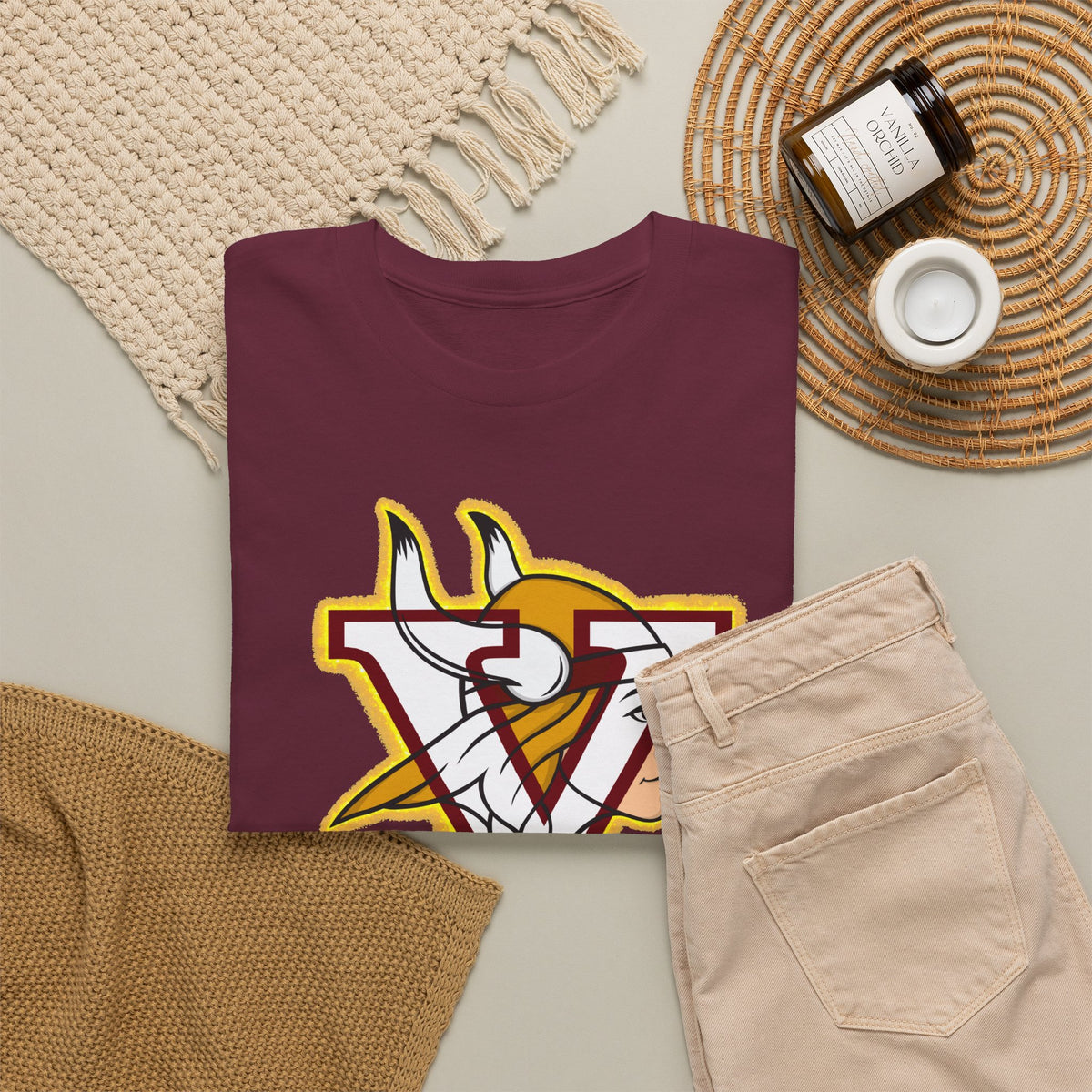 Valley Lady Vikings Basketball Classic Logo Spirit T-Shirt