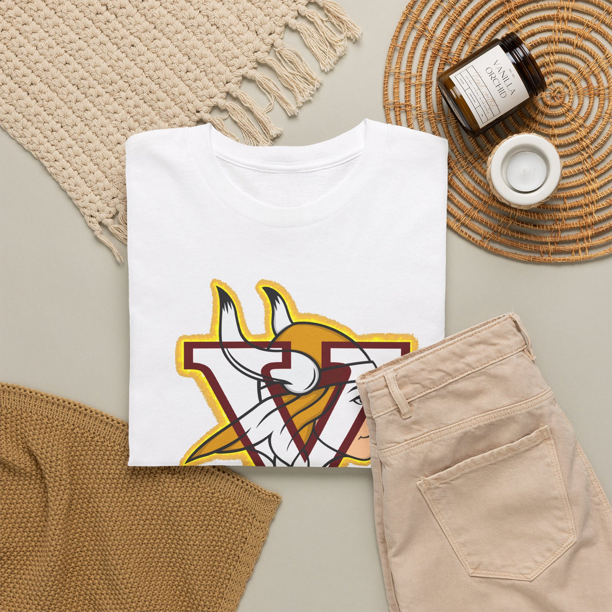 Valley Lady Vikings Basketball Classic Logo Spirit T-Shirt