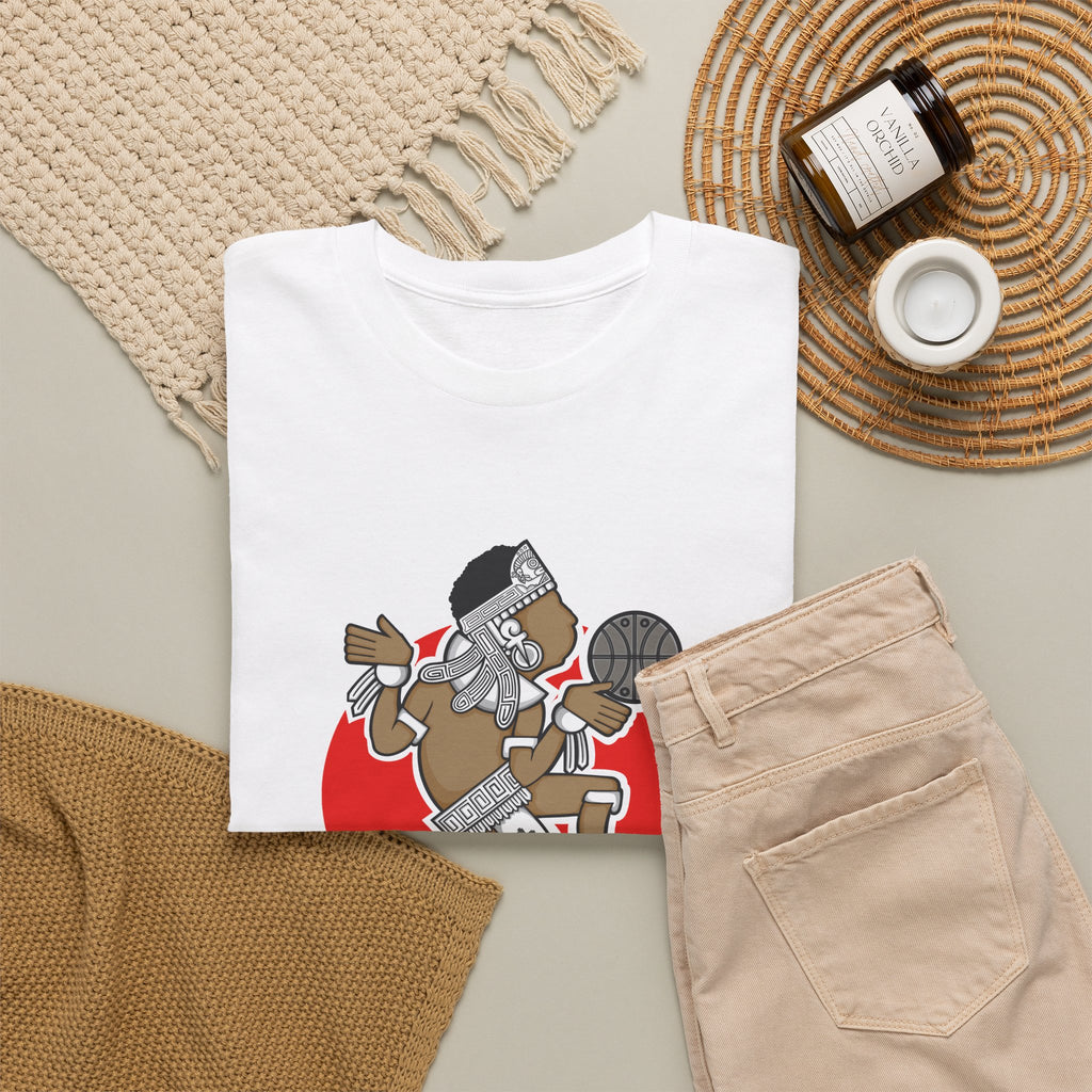 Aztec Hooper (Red) – Original Aztec Wear Basketball Spirit T-Shirt