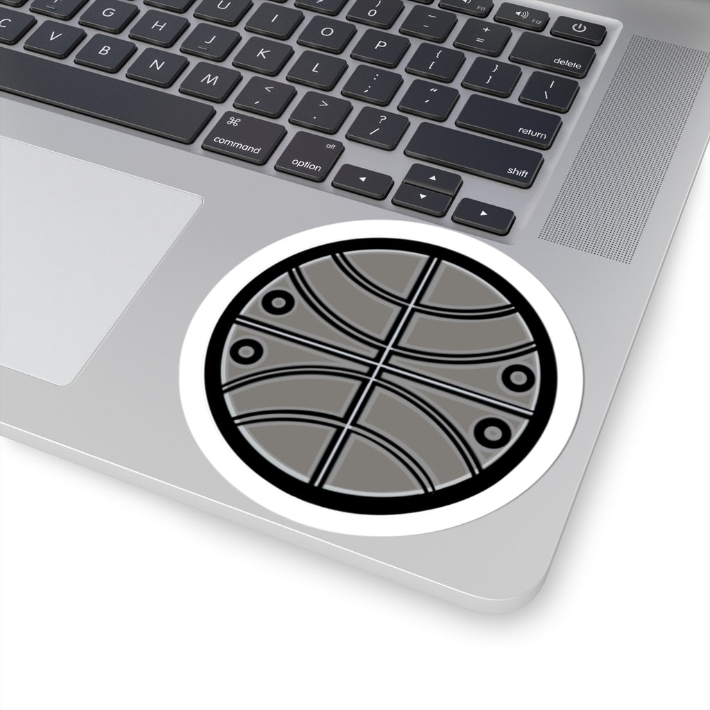 Aztec Basketball (Black & White) – Original Aztec Wear Vinyl Kiss-Cut Sticker
