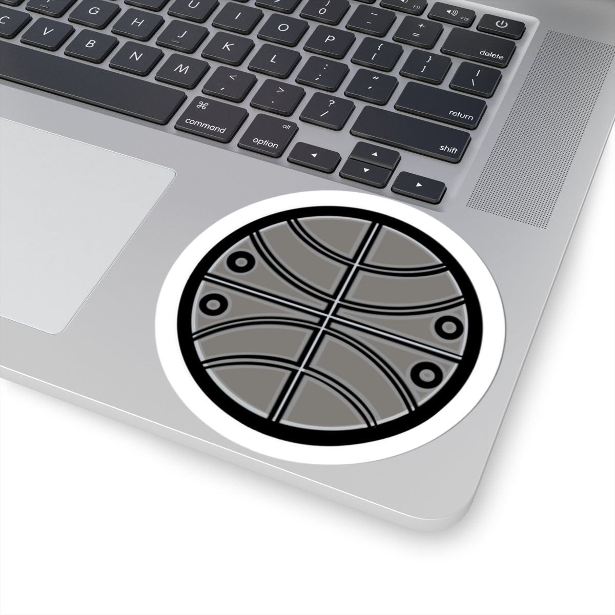 Aztec Basketball (Black & White) – Original Aztec Wear Vinyl Kiss-Cut Sticker
