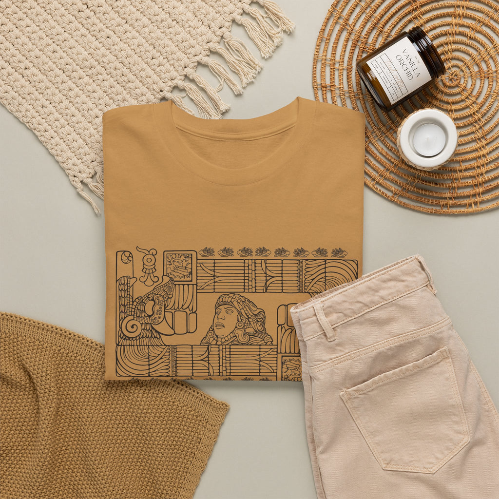 Aztec Wall (Black) – Original Hand-Drawn Aztec Wear T-Shirt