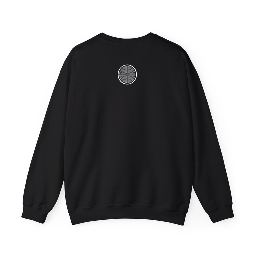 Aztec Hooper (Black & White) – Original Aztec Wear Basketball Fleece Crewneck Sweatshirt