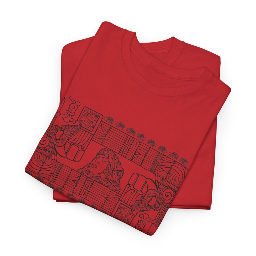 Aztec Wall (Black) – Original Hand-Drawn Aztec Wear T-Shirt