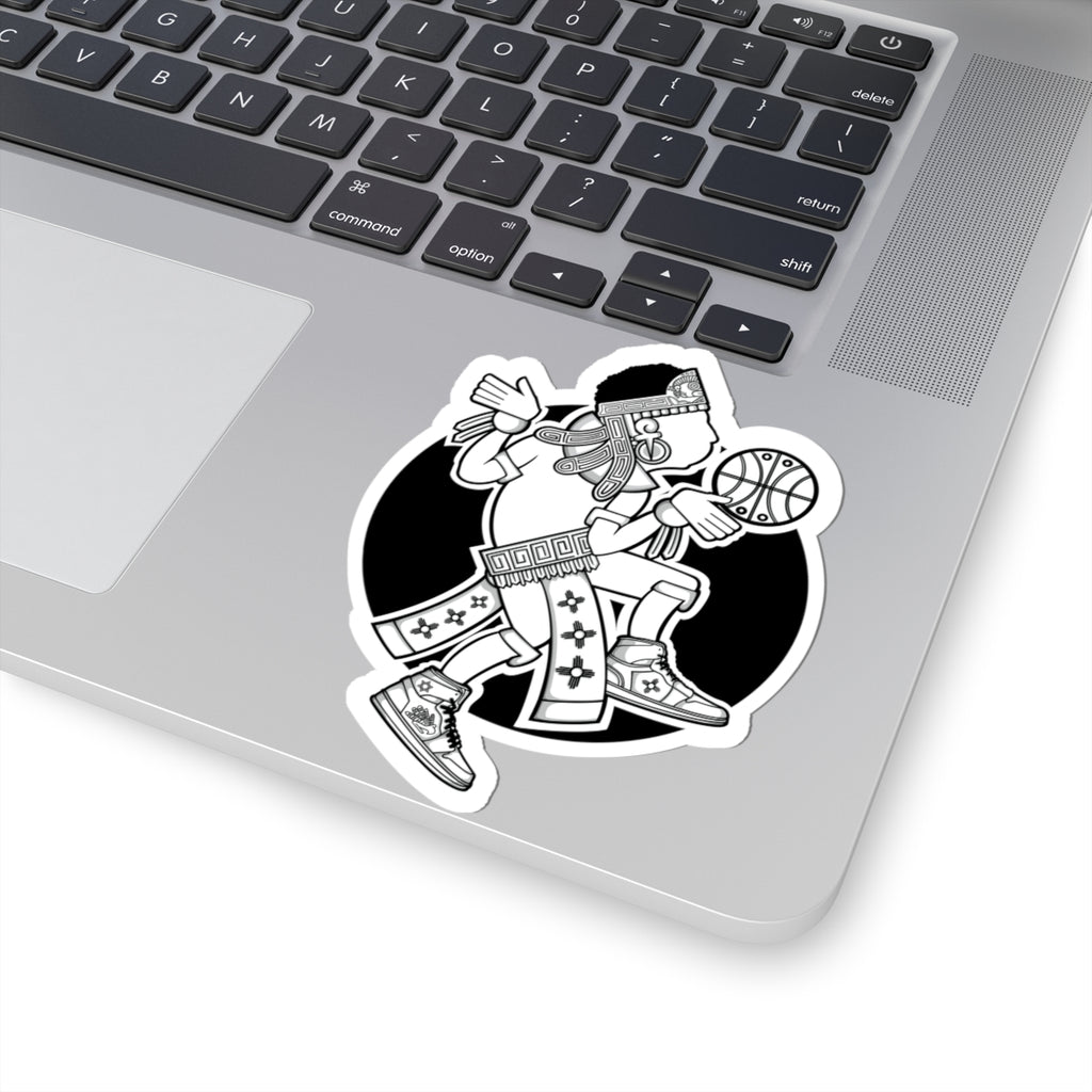 Aztec Hooper (Black & White) – Original Aztec Wear Vinyl Kiss-Cut Sticker
