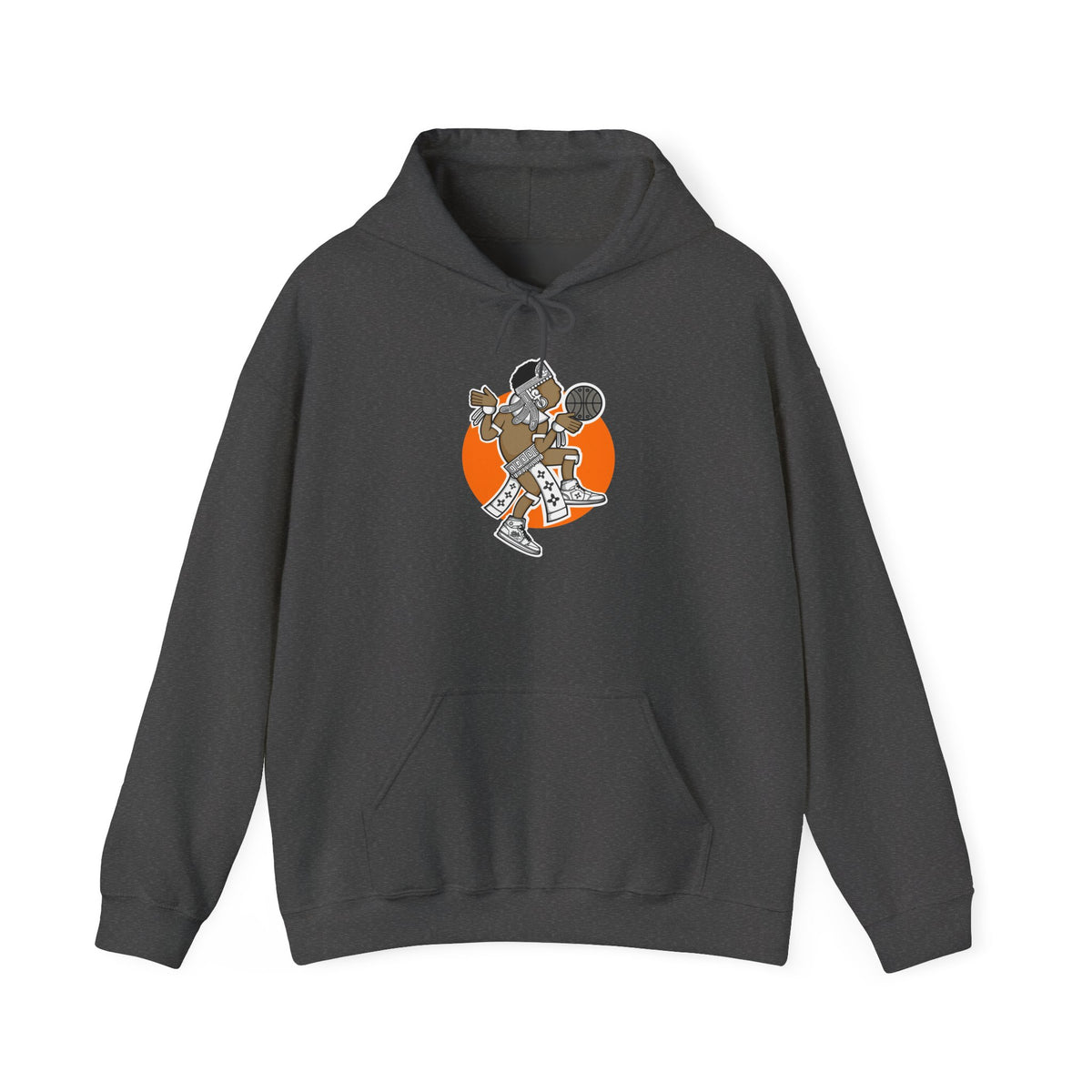 Aztec Hooper (Orange) – Original Aztec Wear Basketball Fleece Hoodie